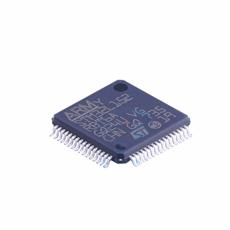 Обломок IC STM32L152RBT6 интегральной схемаы распределения электронных блоков STM32L152RBT6 QFP64 новый первоначальный испытанный