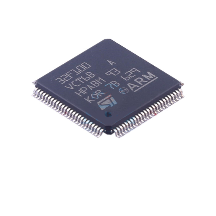 Обломок IC STM32F100VCT6B интегральной схемаы распределения электронных блоков STM32F100VCT6B LQFP100 новый первоначальный испытанный