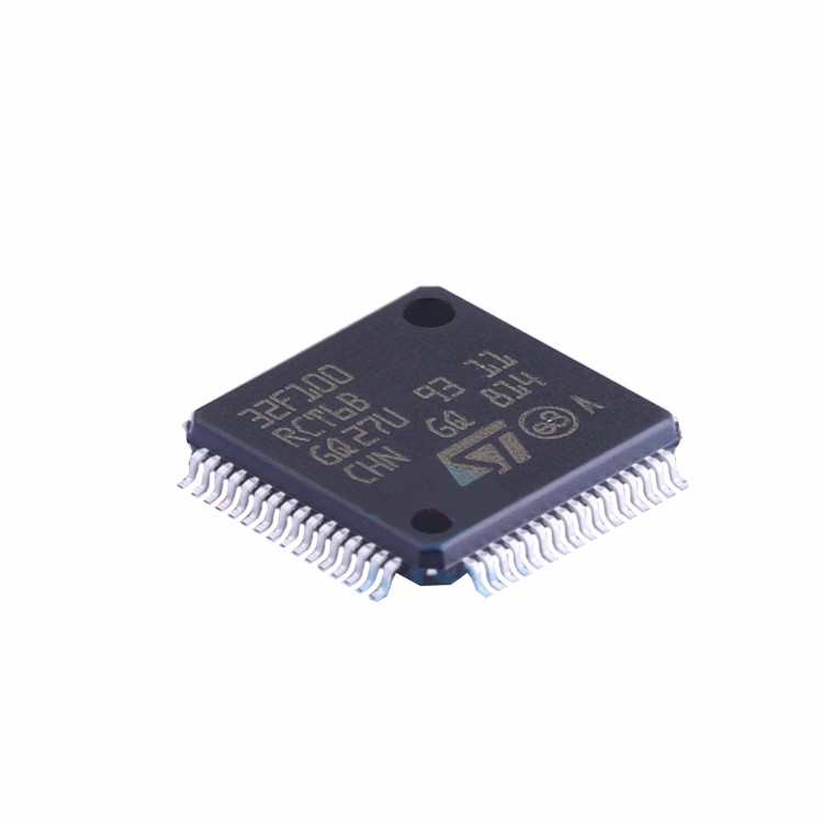 Обломок IC STM32F100RCT6B интегральной схемаы распределения компонентов электроники STM32F100RCT6B LQFP64 новый первоначальный испытанный