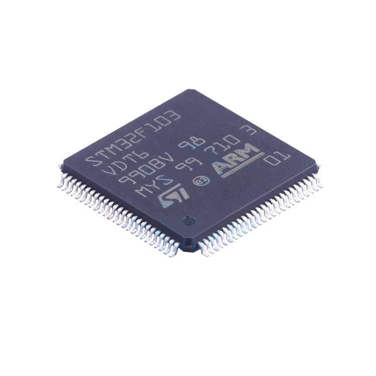 Электронные блоки LQFP-100 STM32F103VDT6 новые и первоначальные в обломоке STM32F103VDT6 IC интегральной схемаы запаса