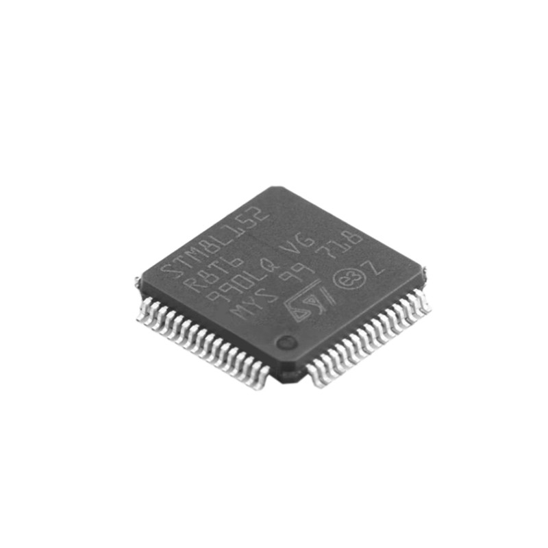 Обломок STM8L152R8T6 ic интегральных схема ВСПЫШКИ 64LQFP IC MCU 8BIT 64KB микроконтроллеров STM8L152R8T6 и процессоров