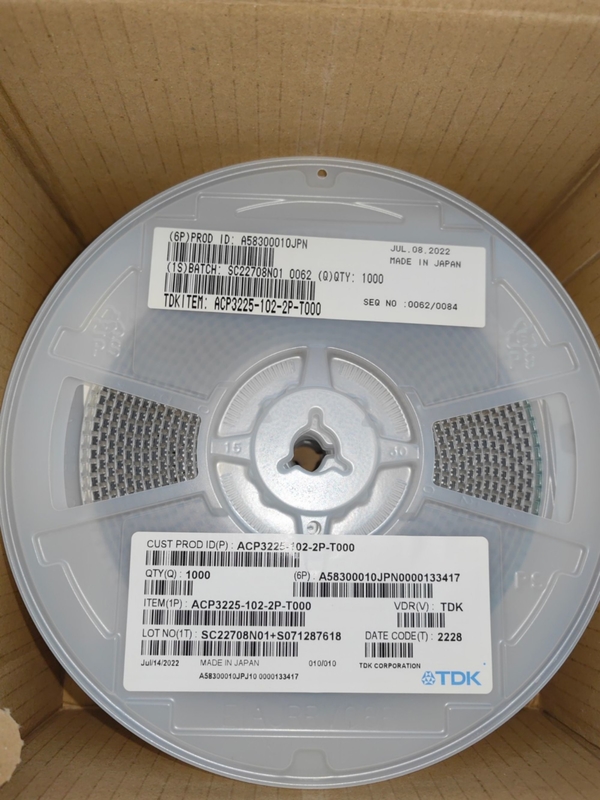 Обломок IC интегральной схемаы ACP3225-102-2P-T000 SMD, совершенно новое первоначальное, неиспользованный
