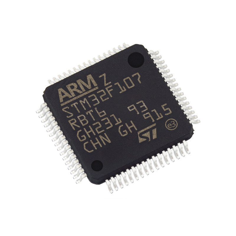 В обломок STM32F107RBT6 ic интегральных схема ВСПЫШКИ 64LQFP IC MCU 32BIT 128KB микроконтроллеров и процессоров запаса