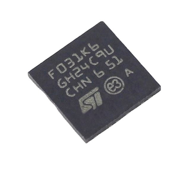 В интегральных схемаах STM32F031K6U6 электронного блока ВСПЫШКИ 32UFQFPN IC MCU 32BIT 32KB микроконтроллеров запаса