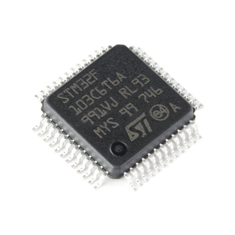 В интегральных схемаах STM32F103C6T6A электронного блока ВСПЫШКИ 48LQFP IC MCU 32BIT 32KB микроконтроллеров запаса