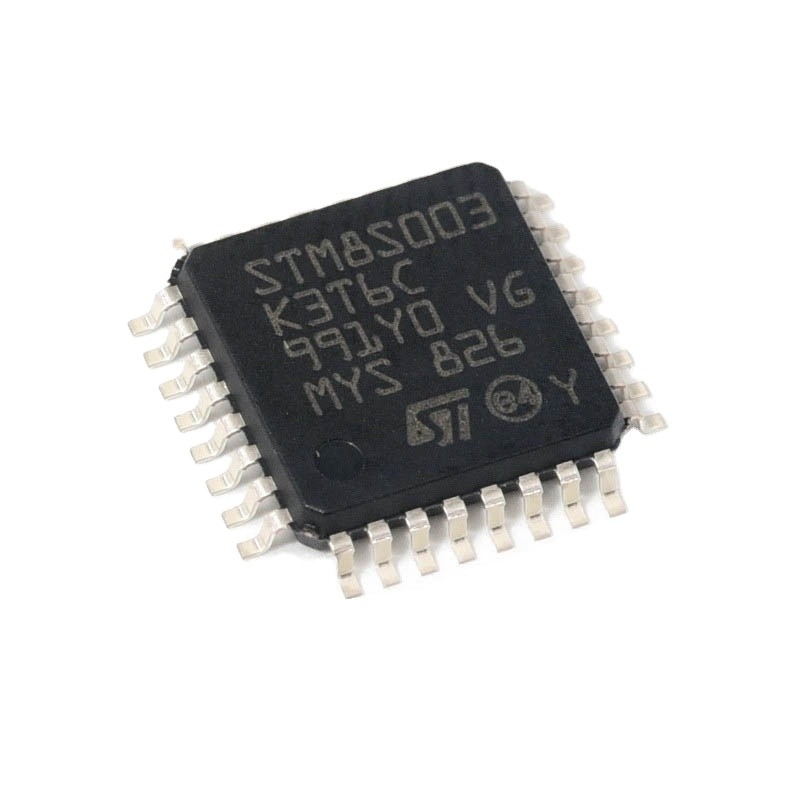 Новый первоначальный обломок STM8S003K3T6C IC электронного блока подноса микроконтроллеров MCU 8-разрядный STM8 CISC 8KB внезапный 3.3V/5V 32-Pin LQFP