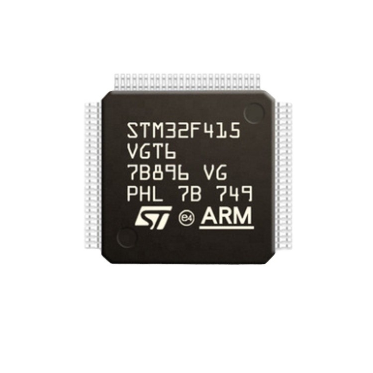 В интегральных схемаах STM32F415VGT6 электронного блока ВСПЫШКИ 100LQFP IC MCU 32BIT 1MB микроконтроллеров запаса