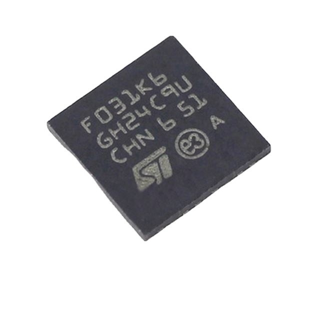 В интегральных схемаах STM32F031K6U6 электронного блока ВСПЫШКИ 32UFQFPN IC MCU 32BIT 32KB микроконтроллеров запаса