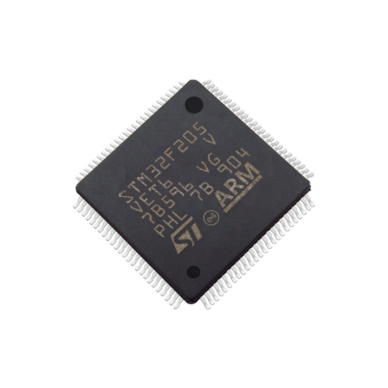 В интегральных схемаах STM32F205VET6 электронного блока ВСПЫШКИ 100LQFP IC MCU 32BIT 512KB микроконтроллеров запаса