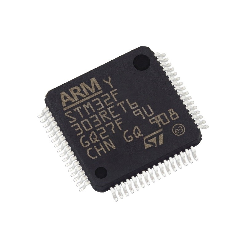 В обломоке STM32F303RET6 ic интегральных схема ВСПЫШКИ 64LQFP IC MCU 32BIT 512KB микроконтроллеров запаса