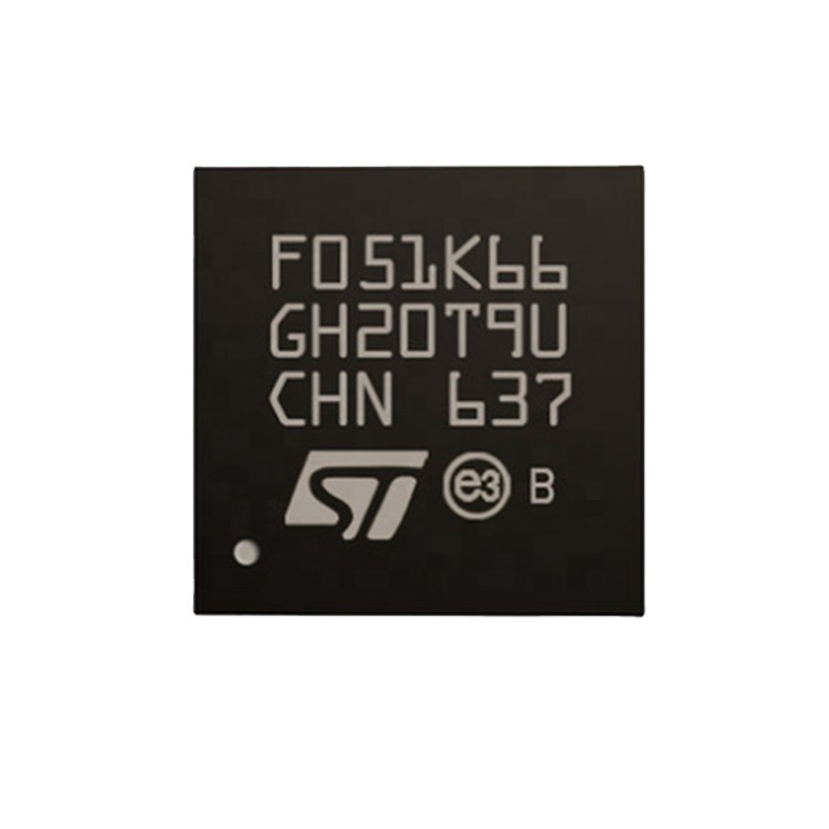 В интегральных схемаах STM32F051K6U6 электронного блока ВСПЫШКИ 32UFQFPN IC MCU 32BIT 32KB микроконтроллеров запаса