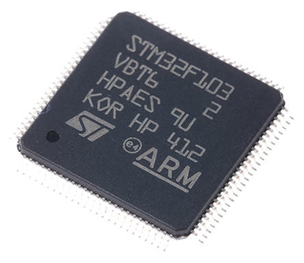 В сдержанном обломоке запаса STM32F103 32 Programmable IC электронный блок STM32F103VBT6 микроконтроллера QFP100 M3 коркы РУКИ