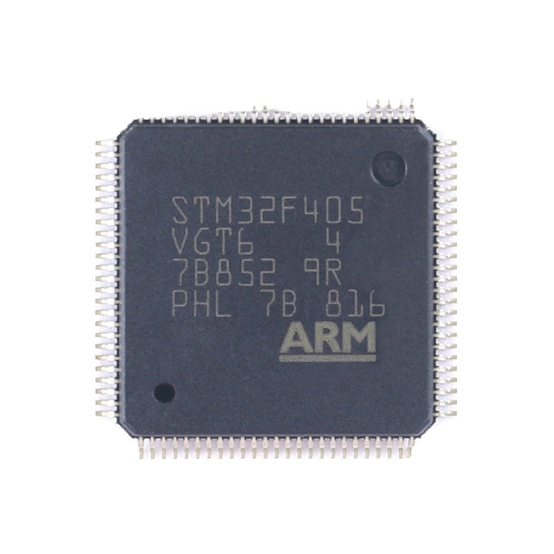 В интегральных схемаах STM32F405VGT6 электронного блока ВСПЫШКИ 100LQFP IC MCU 32BIT 1MB микроконтроллеров запаса