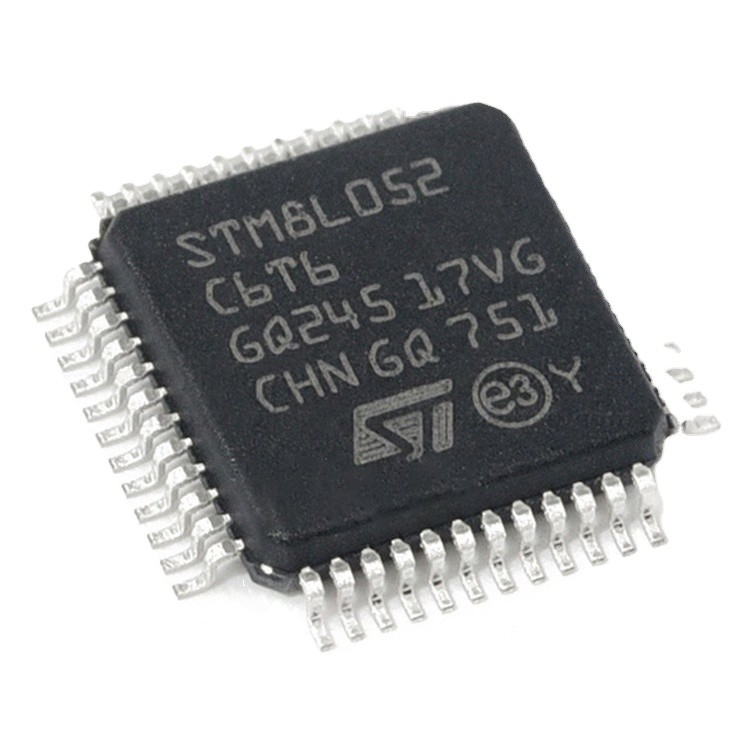 В интегральных схемаах STM8L052R8T6 электронного блока ВСПЫШКИ 64LQFP IC MCU 8BIT 64KB микроконтроллеров запаса