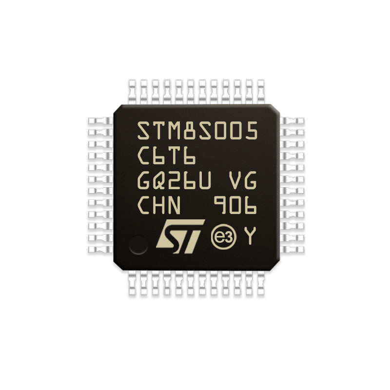 Микроконтроллер IC STM8S005C6T6 серии Chuangyunxinyuan STM8S005C6T6 MCU 8-разрядный 16MHz 32KB ВНЕЗАПНЫЙ 48-LQFP STM