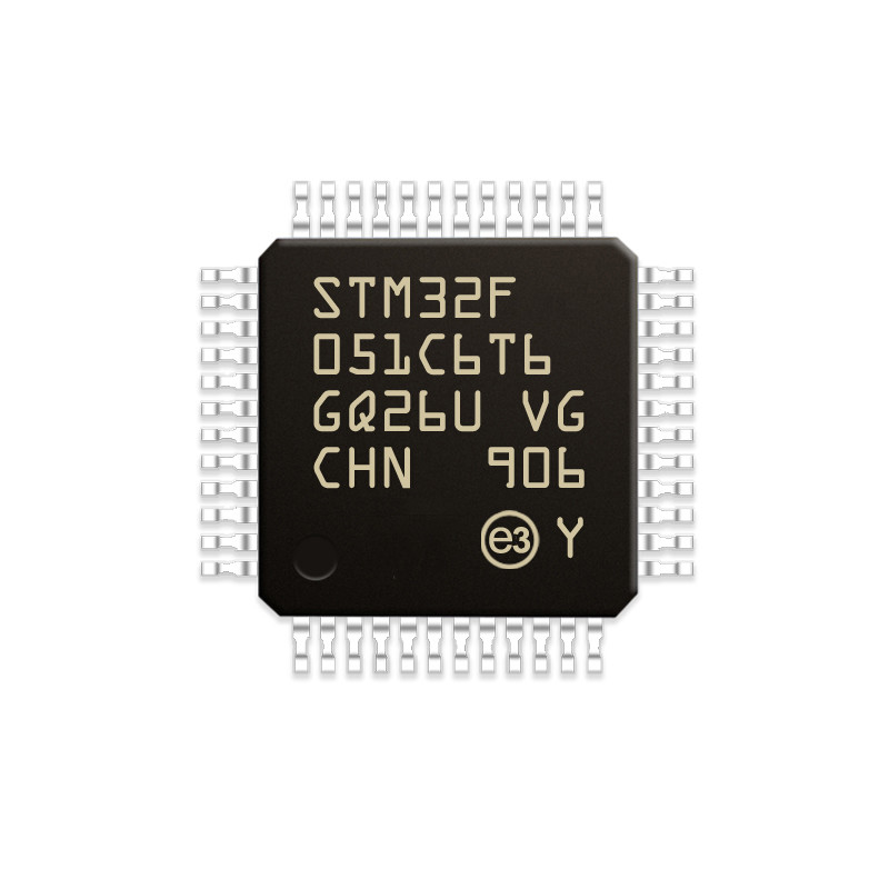 Микроконтроллер IC STM32F051C6T6 серии Chuangyunxinyuan STM32F051C6T6 MCU 8-разрядный 16MHz 32KB ВНЕЗАПНЫЙ 48-LQFP STM