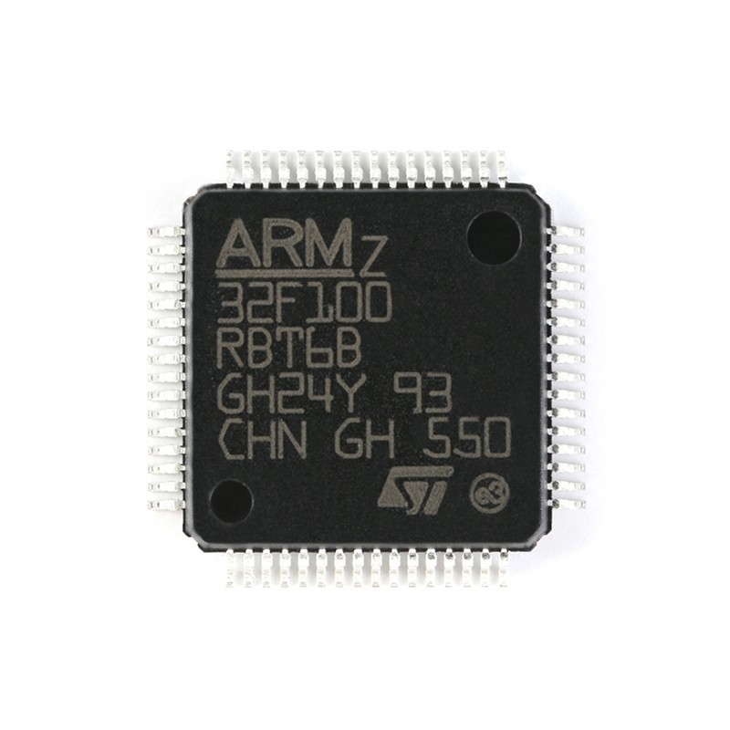 Электроника 64LQFP STM32F100RBT6B Chuangyunxinyuan новая и первоначальная IC MCU 32BIT 128KB ВНЕЗАПНАЯ компонентная