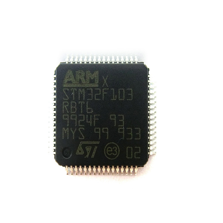 Штырь 2.5v/3.3v 64 Lqfp Ic M3 RISC 128kb руки Stm32f1 STM32F103RBT6 Mcu трицатидвухразрядный внезапный