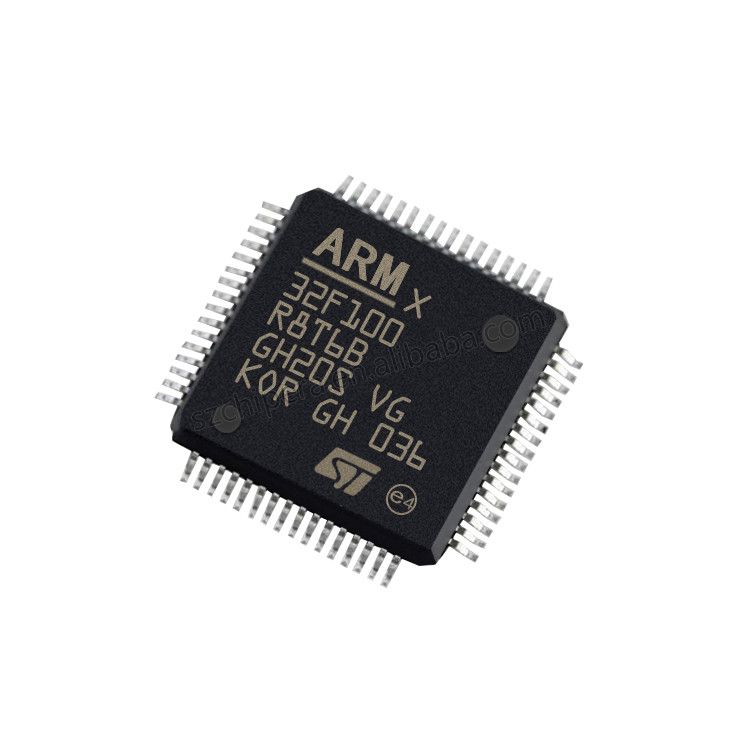 Новый и первоначальный Pin STM32F100R8T6B M3 64 коркы РУКИ запаса STM32F100 RISC 64KB внезапный 2.5V 3.3V