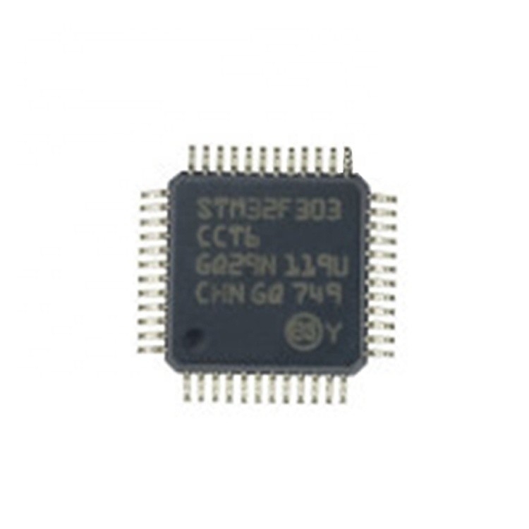 Обломок STM32F303CCT6 подноса Lqfp штыря 2.5V/3.3V 48 STM32F303 MCU трицатидвухразрядный STM32F 256Kb внезапный В ЗАПАСЕ IC