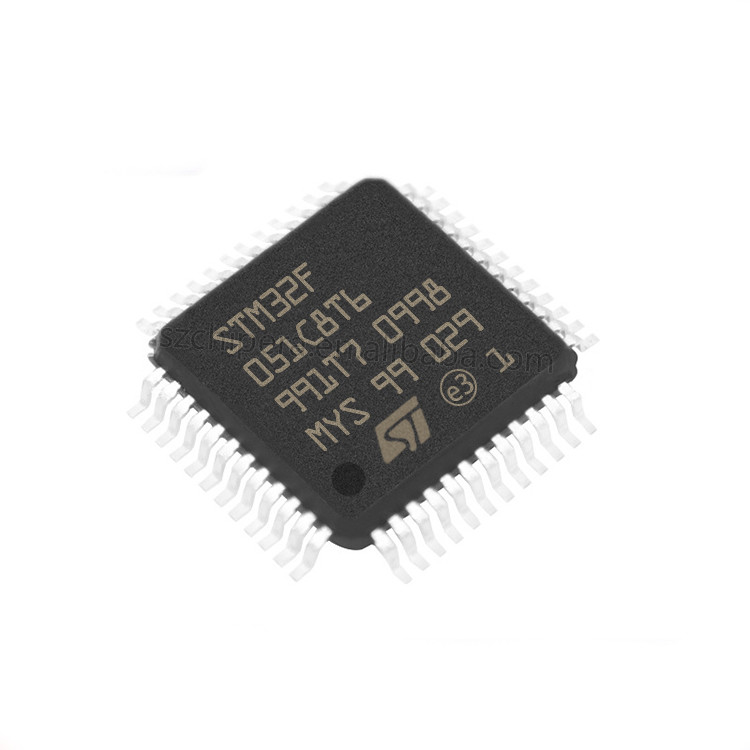 Электронный блок STM8S105 MCU ПОДГОТОВЛЯЕТ бит 64K внезапные 48 LQFP STM32F051C8T6 IC ADC DAC 32