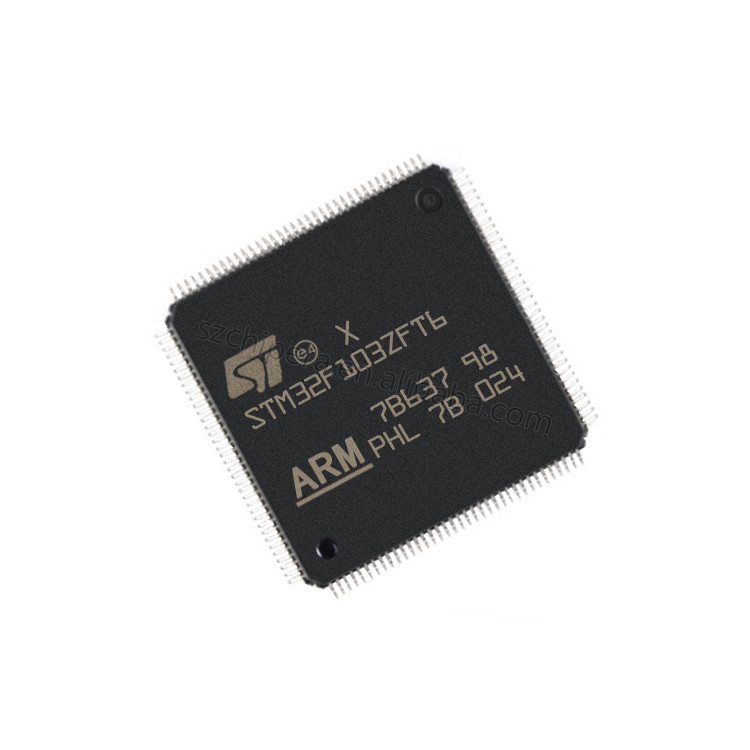 Новый и первоначальный IC ОТКАЛЫВАЕТ память 768KB 144 LQFP STM32F103ZFT6 программы C.P.U. 72MHz M3 32bit коркы STM32F103