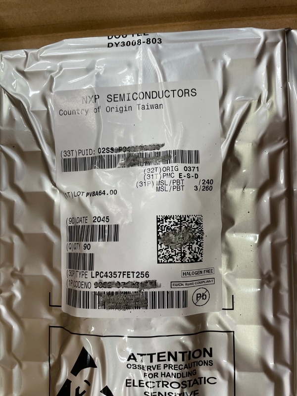 LPC4357FET256    BGA256   Оригинал микроконтроллера IC обломока интегральной схемаы совершенно новый неиспользованный