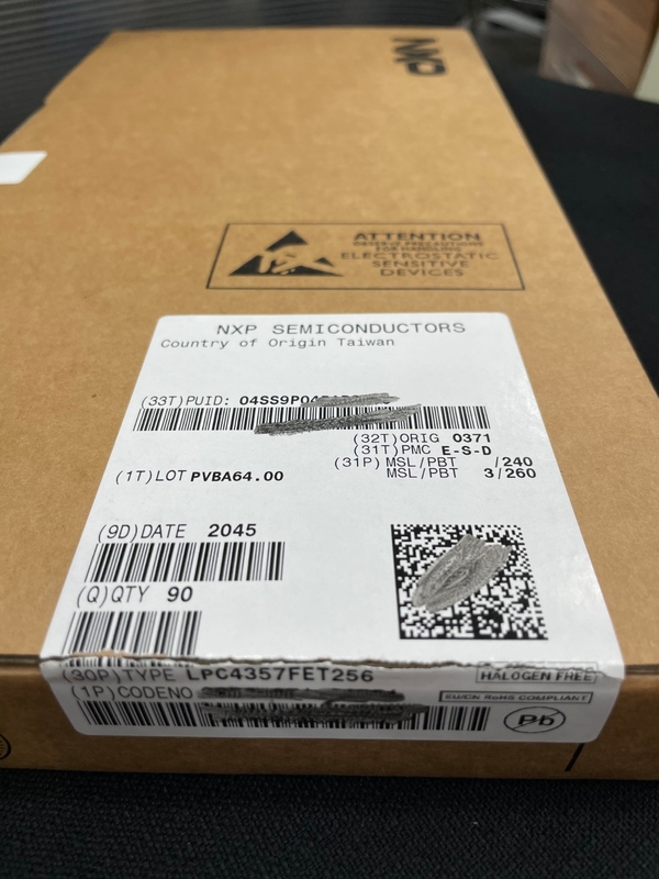 LPC4357FET256    BGA256   Оригинал микроконтроллера IC обломока интегральной схемаы совершенно новый неиспользованный